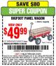 Harbor Freight Coupon BIGFOOT PANEL WAGON Lot No. 60570/69693/62375 Expired: 4/12/15 - $49.99