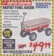 Harbor Freight Coupon BIGFOOT PANEL WAGON Lot No. 60570/69693/62375 Expired: 1/31/18 - $49.99