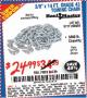 Harbor Freight Coupon 3/8" x 14 FT. GRADE 43 TOWING CHAIN Lot No. 97711/60658 Expired: 2/15/15 - $24.99
