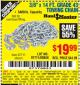 Harbor Freight Coupon 3/8" x 14 FT. GRADE 43 TOWING CHAIN Lot No. 97711/60658 Expired: 7/25/15 - $19.99