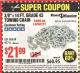 Harbor Freight Coupon 3/8" x 14 FT. GRADE 43 TOWING CHAIN Lot No. 97711/60658 Expired: 11/30/16 - $21.99