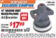 Harbor Freight ITC Coupon 10" RANDOM ORBIT POLISHER Lot No. 43424/61898/61420 Expired: 7/31/16 - $17.99