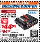 Harbor Freight ITC Coupon 4-1/2" TILE SAW WITH WET TRAY Lot No. 3733/69230 Expired: 4/30/18 - $44.99