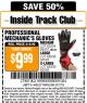 Harbor Freight ITC Coupon PROFESSIONAL MECHANIC'S GLOVES Lot No. 62524/68307/68308/62525/68309/62526 Expired: 3/17/15 - $9.99