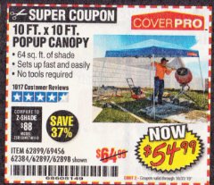 Harbor Freight Coupon 18" X 12" HARDWOOD MOVER'S DOLLY Lot No. 93888/60497/61899/62399/63095/63096/63097/63098 Expired: 10/31/19 - $54.99