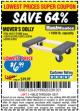 Harbor Freight Coupon 18" X 12" HARDWOOD MOVER'S DOLLY Lot No. 93888/60497/61899/62399/63095/63096/63097/63098 Expired: 1/2/17 - $6.99