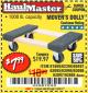 Harbor Freight Coupon 18" X 12" HARDWOOD MOVER'S DOLLY Lot No. 93888/60497/61899/62399/63095/63096/63097/63098 Expired: 10/31/17 - $7.99