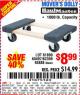 Harbor Freight Coupon 18" X 12" HARDWOOD MOVER'S DOLLY Lot No. 93888/60497/61899/62399/63095/63096/63097/63098 Expired: 9/17/15 - $8.99