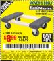 Harbor Freight Coupon 18" X 12" HARDWOOD MOVER'S DOLLY Lot No. 93888/60497/61899/62399/63095/63096/63097/63098 Expired: 9/26/15 - $8.99