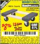 Harbor Freight Coupon 18" X 12" HARDWOOD MOVER'S DOLLY Lot No. 93888/60497/61899/62399/63095/63096/63097/63098 Expired: 11/7/15 - $8.76