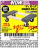 Harbor Freight Coupon 18" X 12" HARDWOOD MOVER'S DOLLY Lot No. 93888/60497/61899/62399/63095/63096/63097/63098 Expired: 2/29/16 - $8.02