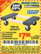Harbor Freight Coupon 18" X 12" HARDWOOD MOVER'S DOLLY Lot No. 93888/60497/61899/62399/63095/63096/63097/63098 Expired: 5/21/16 - $7.99