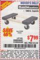 Harbor Freight Coupon 18" X 12" HARDWOOD MOVER'S DOLLY Lot No. 93888/60497/61899/62399/63095/63096/63097/63098 Expired: 3/1/15 - $7.99