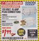 Harbor Freight Coupon VANGUARD 125V, 15 AMP PLUG CONNECTOR Lot No. 63125/63147/63126 Expired: 1/31/18 - $1.99
