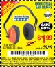 Harbor Freight Coupon INDUSTRIAL EAR MUFFS2 Lot No. 43768/60792/61372 Expired: 5/13/17 - $1.99