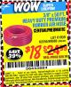 Harbor Freight Coupon DIABLO 3/8" X 50 FT. HEAVY DUTY PREMIUM RUBBER AIR HOSE Lot No. 62884/69580/61939/62890 Expired: 6/6/15 - $18
