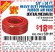 Harbor Freight Coupon DIABLO 3/8" X 50 FT. HEAVY DUTY PREMIUM RUBBER AIR HOSE Lot No. 62884/69580/61939/62890 Expired: 10/18/15 - $18.99