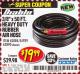 Harbor Freight Coupon DIABLO 3/8" X 50 FT. HEAVY DUTY PREMIUM RUBBER AIR HOSE Lot No. 62884/69580/61939/62890 Expired: 5/31/17 - $19.99