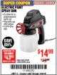 Harbor Freight Coupon 24 OZ. ELECTRIC PAINT SPRAY GUN Lot No. 60446/62267/63452/63060 Expired: 4/30/18 - $14.99