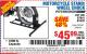 Harbor Freight Coupon MOTORCYCLE STAND/WHEEL CHOCK Lot No. 97841/61670 Expired: 7/1/15 - $45.99