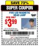 Harbor Freight Coupon FIVE LED MAGNETIC HEAD LAMP Lot No. 61528/93549 Expired: 3/29/15 - $3.99