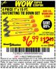 Harbor Freight Coupon 4 PIECE 1" X 15 FT. RATCHETING TIE DOWNS Lot No. 90984/60405/61524/62322/63056/63057/63150 Expired: 6/30/15 - $6.99