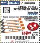 Harbor Freight Coupon 4 PIECE 1" X 15 FT. RATCHETING TIE DOWNS Lot No. 90984/60405/61524/62322/63056/63057/63150 Expired: 12/1/17 - $6.99
