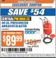 Harbor Freight ITC Coupon 40 LB. PRESSURIZED ABRASIVE BLASTER Lot No. 34202/68992 Expired: 4/18/17 - $89.99