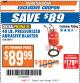 Harbor Freight ITC Coupon 40 LB. PRESSURIZED ABRASIVE BLASTER Lot No. 34202/68992 Expired: 12/5/17 - $89.99