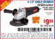 Harbor Freight Coupon DRILLMASTER 4-1/2" ANGLE GRINDER Lot No. 69645/60625 Expired: 5/12/15 - $9.99
