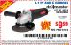 Harbor Freight Coupon DRILLMASTER 4-1/2" ANGLE GRINDER Lot No. 69645/60625 Expired: 6/15/15 - $9.99