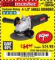 Harbor Freight Coupon DRILLMASTER 4-1/2" ANGLE GRINDER Lot No. 69645/60625 Expired: 3/20/18 - $9.99