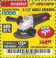 Harbor Freight Coupon DRILLMASTER 4-1/2" ANGLE GRINDER Lot No. 69645/60625 Expired: 4/11/18 - $9.99
