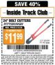 Harbor Freight ITC Coupon PITTSBURGH 24 IN. BOLT CUTTERS Lot No. 60699 Expired: 3/24/15 - $11.99