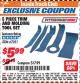 Harbor Freight ITC Coupon 5 PIECE AUTO TRIM AND MOLDING TOOL SET Lot No. 67021/95432 Expired: 10/31/17 - $5.99