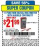 Harbor Freight Coupon 11 FUNCTION DIGITAL MULTIMETER WITH AUDIBLE CONTINUITY Lot No. 61593/37772 Expired: 4/5/15 - $21.99