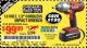 Harbor Freight Coupon 1/2", 18 VOLT CORDLESS IMPACT WRENCH Lot No. 62658/67845/60380 Expired: 8/5/17 - $99.99