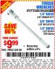 Harbor Freight Coupon TORQUE WRENCHES Lot No. 2696/61277/807/61276/239/62431 Expired: 9/3/15 - $9.99