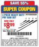 Harbor Freight Coupon 4 PIECE HEAVY DUTY PRY BAR SET Lot No. 1654/69281 Expired: 3/30/15 - $8.99