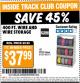 Harbor Freight ITC Coupon 400 FT. WIRE AND WIRE STORAGE Lot No. 61527/62273/60360 Expired: 6/23/15 - $37.99