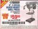 Harbor Freight Coupon 8", 5 SPEED BENCH MOUNT DRILL PRESS Lot No. 60238/62390/62520/44506/38119 Expired: 1/20/16 - $59.99