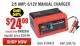 Harbor Freight Coupon 2/6 AMP, 6/12V MANUAL CHARGER Lot No. 60322/62400/60431 Expired: 3/31/15 - $24.99