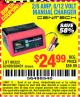 Harbor Freight Coupon 2/6 AMP, 6/12V MANUAL CHARGER Lot No. 60322/62400/60431 Expired: 6/6/15 - $24.99