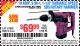 Harbor Freight Coupon 1-1/8 IN. 10 AMP HEAVY DUTY SDS VARIABLE SPEED ROTARY HAMMER Lot No. 61882/69274 Expired: 6/27/15 - $69.99