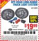 Harbor Freight Coupon OFF-ROAD LONG-RANGE TRUCK LIGHT SYSTEM Lot No. 3029 Expired: 8/17/15 - $19.99