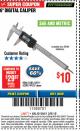 Harbor Freight ITC Coupon PITTSBURGH 6 IN. DIGITAL CALIPER Lot No. 63711 Expired: 3/8/18 - $10