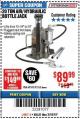 Harbor Freight Coupon 20 TON AIR/HYDRAULIC BOTTLE JACK Lot No. 96147/69593/95553 Expired: 3/18/18 - $89.99