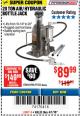 Harbor Freight Coupon 20 TON AIR/HYDRAULIC BOTTLE JACK Lot No. 96147/69593/95553 Expired: 4/1/18 - $89.99