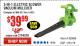 Harbor Freight Coupon PORTLAND 12 AMP, 3-IN-1 ELECTRIC BLOWER VACUUM MULCHER Lot No. 62337/62469 Expired: 1/31/18 - $39.99