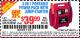 Harbor Freight Coupon 3-IN-1 PORTABLE POWER PACK WITH JUMP STARTER Lot No. 38391/60657/62306/62376/64083 Expired: 6/27/15 - $39.99